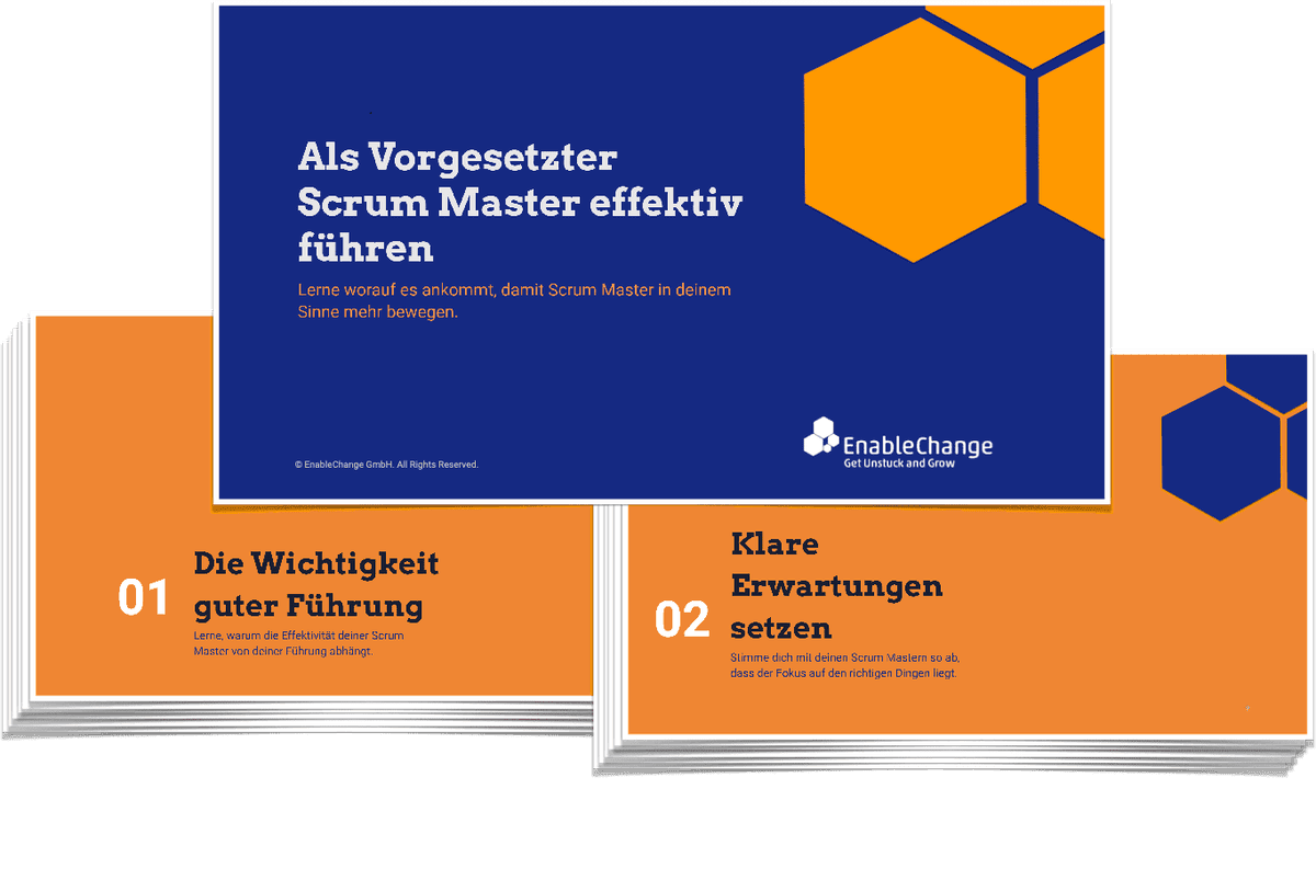 Als Vorgesetzter Scrum Master effektiv führen
